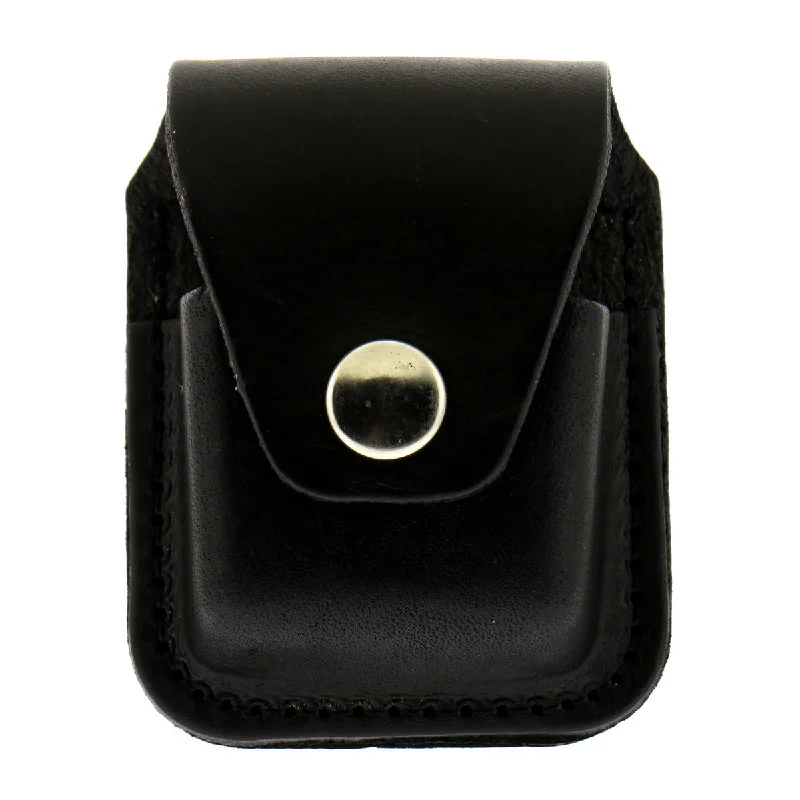 Smart Casuals Hot Leathers CSH1003 Black Leather Lighter Case