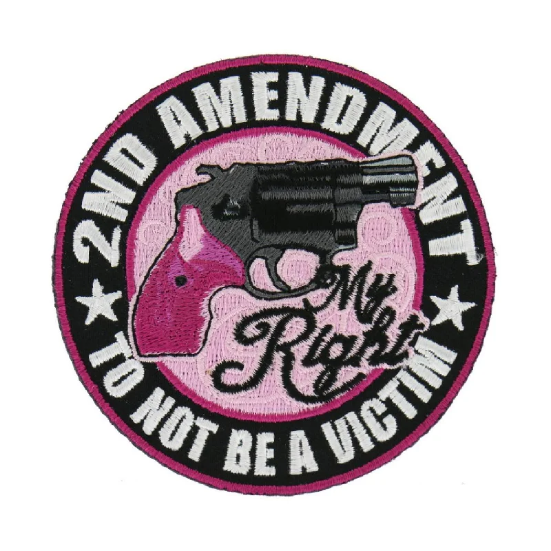 Floral Prints Hot Leathers PPA7050 Ladies 2nd Amendment 3.5" x3.5" Patch