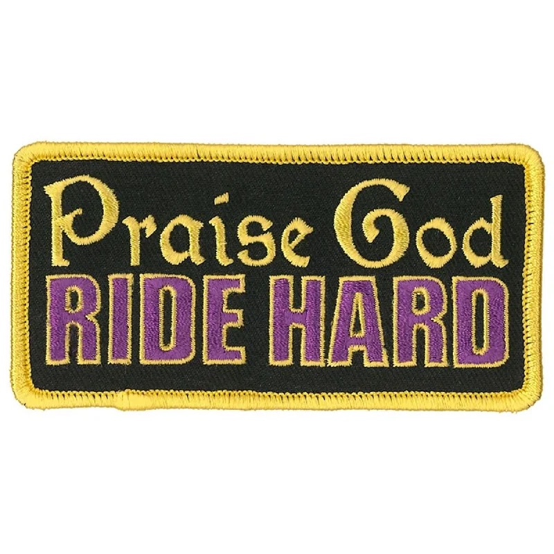 Light And Breathable Hot Leathers PPL9840 Praise God 4"x 2" Patch