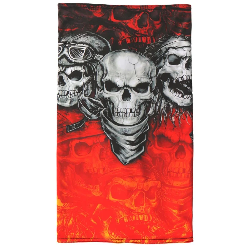 Fashionable Inner Wear Hot Leathers HWN2028 Over The Top Skulls Neck Gaiter