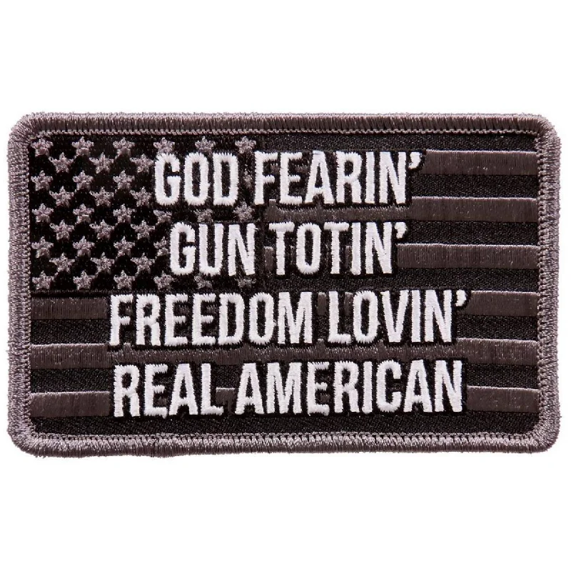 Effortless Comfort Hot Leathers PPL9724 God Fearin Gun Totin 4"x3" Patch