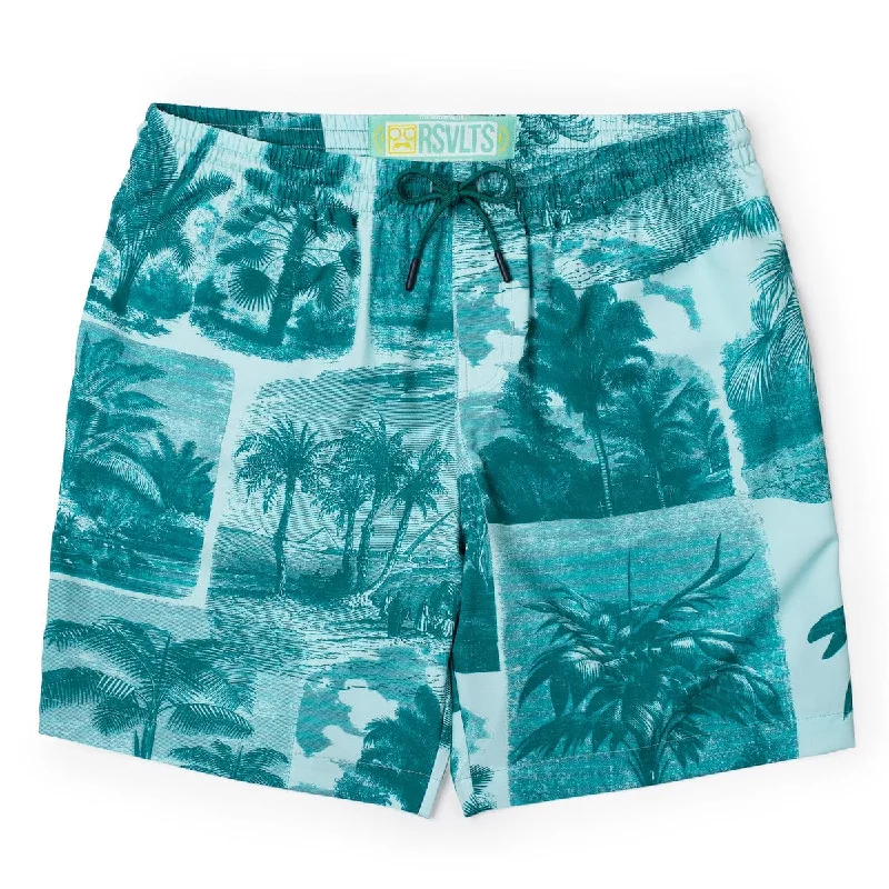 Comfortable Design Litho Palms – Hybrid Shorts