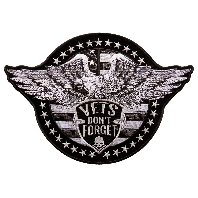 Preview New Products Hot Leathers PPA9797 Vets Don't Forget Eagle 12"x8" Patch