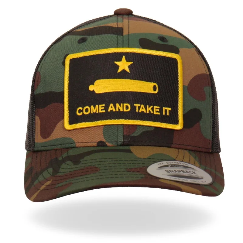 Lounge Chic Hot Leathers GSH1034 Come Take It Trucker Hat