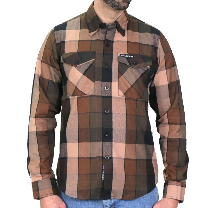 Tropical Style Hot Leathers FLM2013 Men's Sidewinder Flannel Long Sleeve Shirt