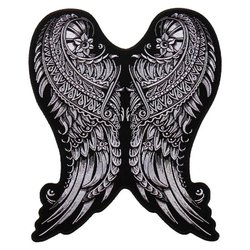 Playful Style Hot Leathers PPA9183 Ornate Angel Wings 4" x 5" Patch