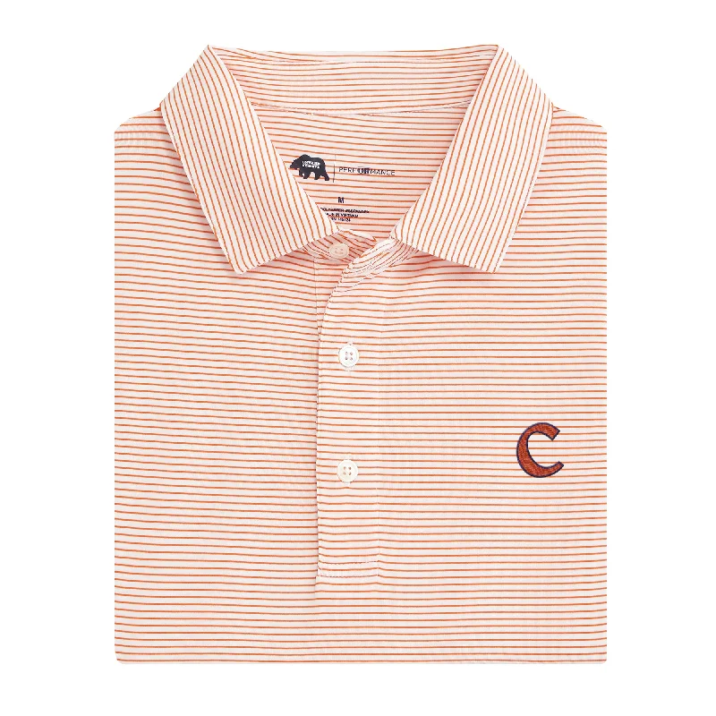 High Street Style Birdie Stripe Clemson C Polo