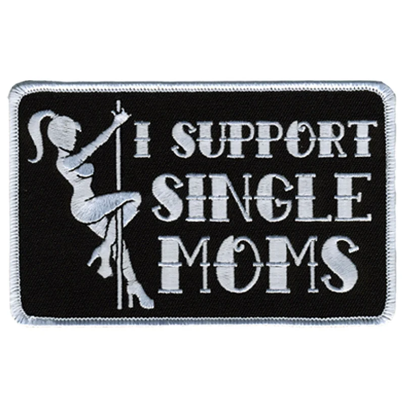 Goddess Outfit Hot Leathers PPL9229  I Support Single Moms 5" x 3" Patch