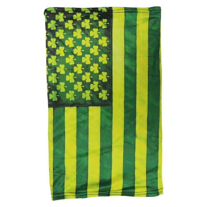 Elegant Design Hot Leathers HWN2007 Shamrock Flag Neck Gaiter Mask
