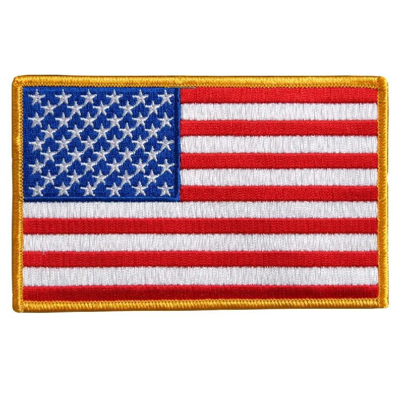 Breezy Style Hot Leathers PPA1226 American Flag Patch 10" x 6"
