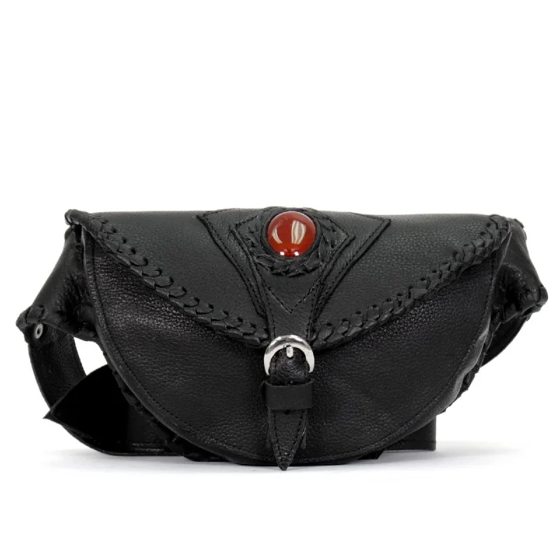 Casual Chic Outfits Hot Leathers BGA1010 Waist Pouch Purse