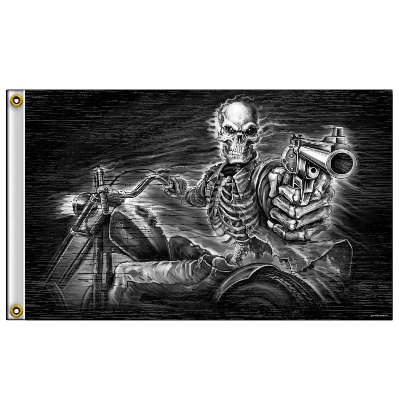 Soft Layers Hot Leathers FGA1075 Assassin Rider Flag 3’X5’ 3 Foot x 5 Foot