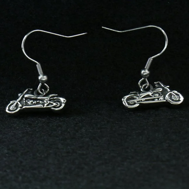 Fresh Comfort Hot Leathers JWE1106 Stainless Steel Motorcycle Earrings