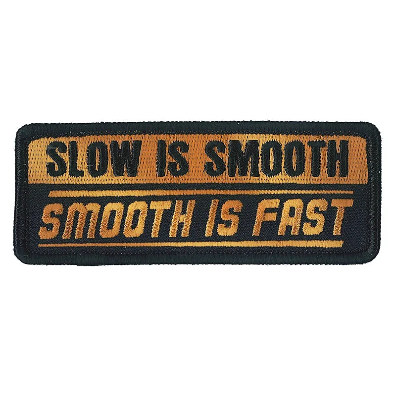 Simple Solid Color Hot Leathers PPL9805 Slow Smooth 4"x 2" Patch