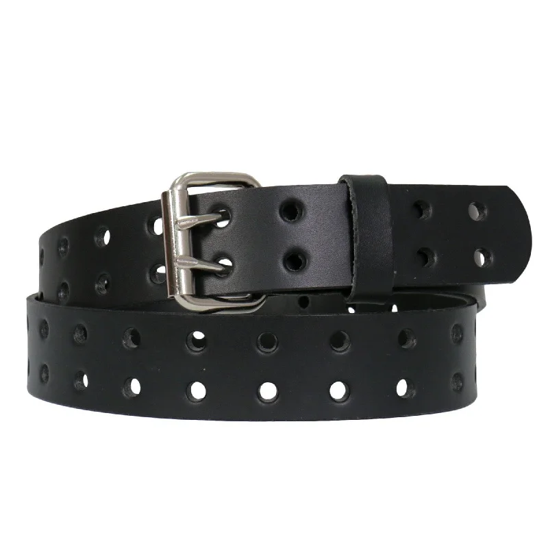 Casual Ease Hot Leathers BLA1125 Heavy Leather Double Hole Belt