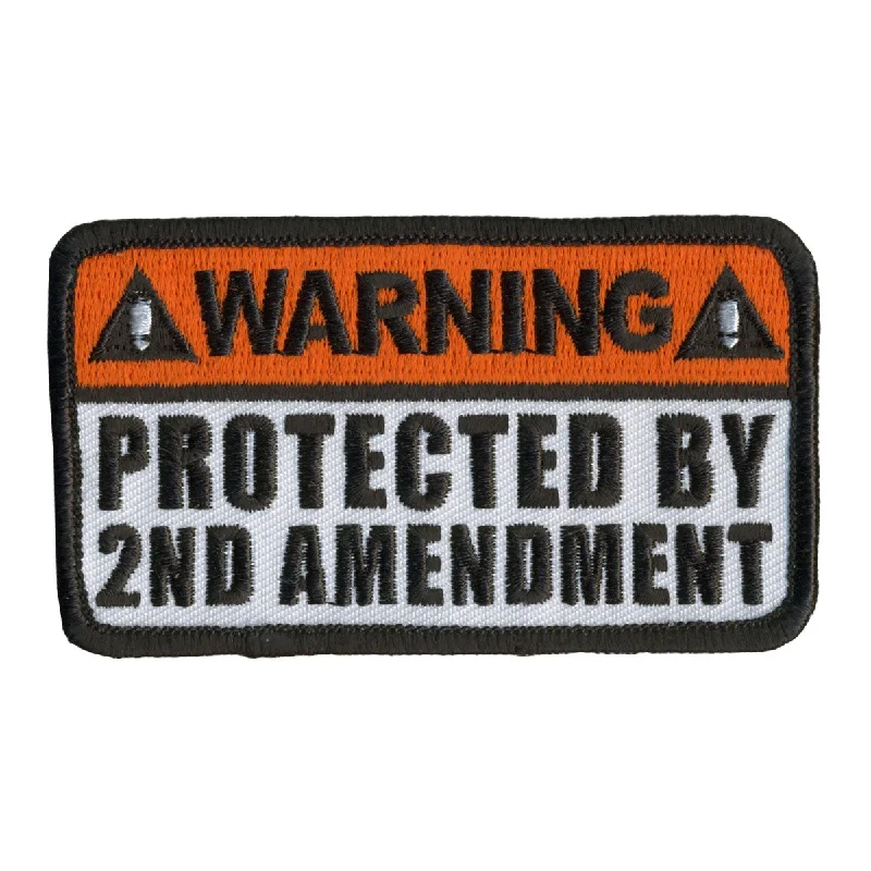 Fashion Wear Hot Leathers PPL9361 Protected by 2nd Amendment 4" x 2" Patch