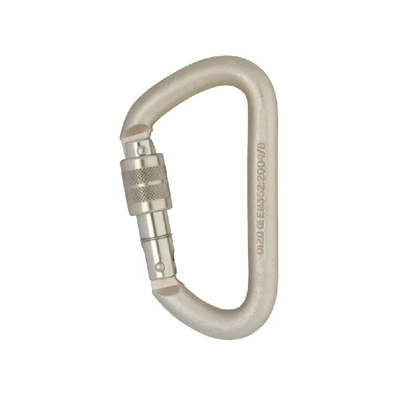 Chic Lounge DMM 12mm Steel Offset D Screwgate Light Gold