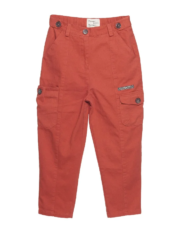 Breathable Style Cargo Cinnamon Pants