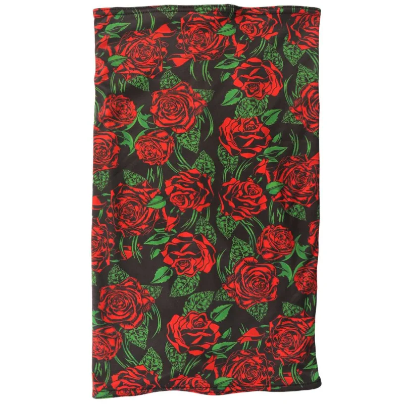 Elegant Design Hot Leathers HWN2035 Wild Roses Neck Gaiter