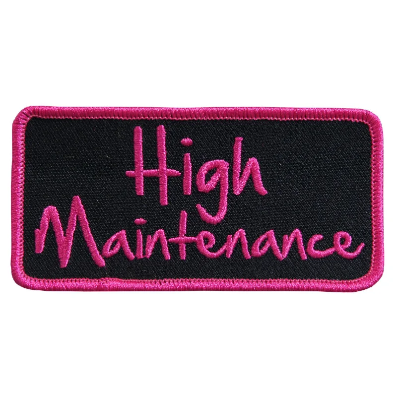 Unique Fashion Hot Leathers PPL9428 High Maintenance 4" x 2" Patch