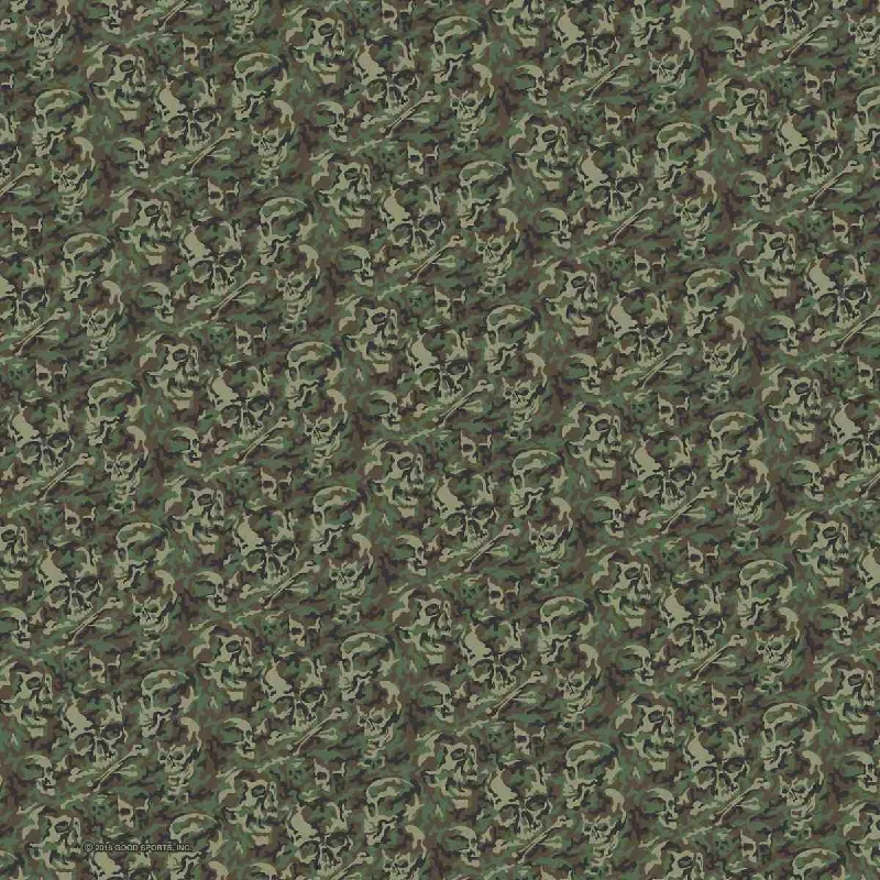 Light Dressing Hot Leathers BAB1086 Sublimated Forest Skull Camo Bandana