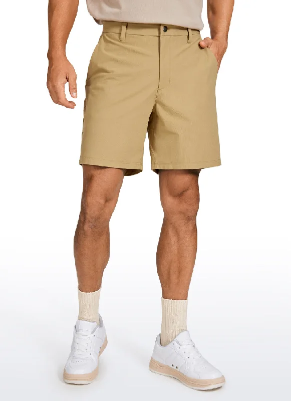 Comfortable And Casual All-Day Comfy Golf Shorts with Pockets 7''