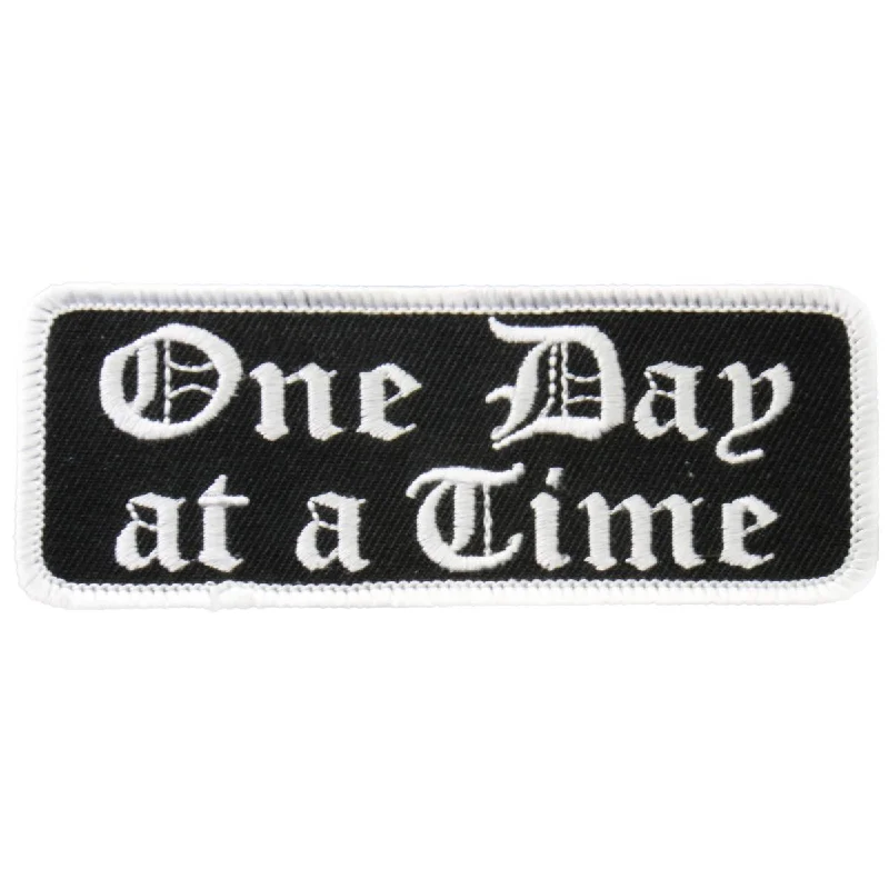 High-quality Design Hot Leathers PPL9224  One Day At A Time 4" x 2" Patch