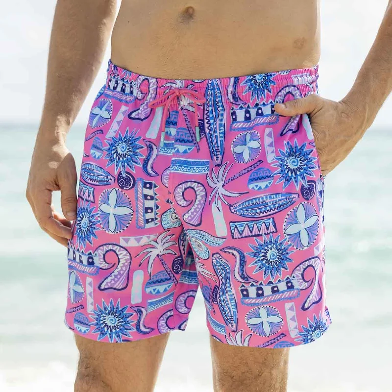 Effortless Comfort Pink Sand Beach – Hybrid Shorts