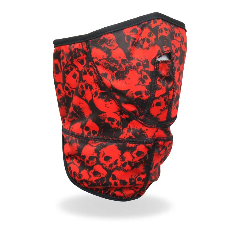 Breezy Comfort Hot Leathers FWC2006 Ancient Skulls Face Wrap Neck Warmer