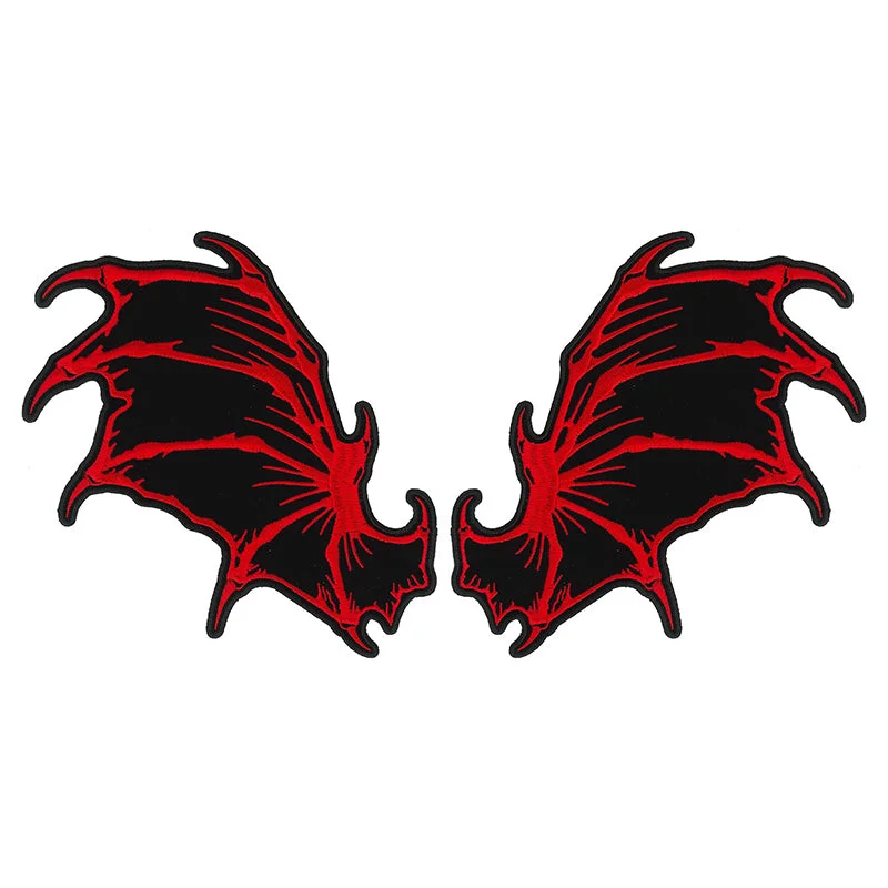 Minimalism Hot Leathers PPQ1439 Dragon Wings 8" Patch