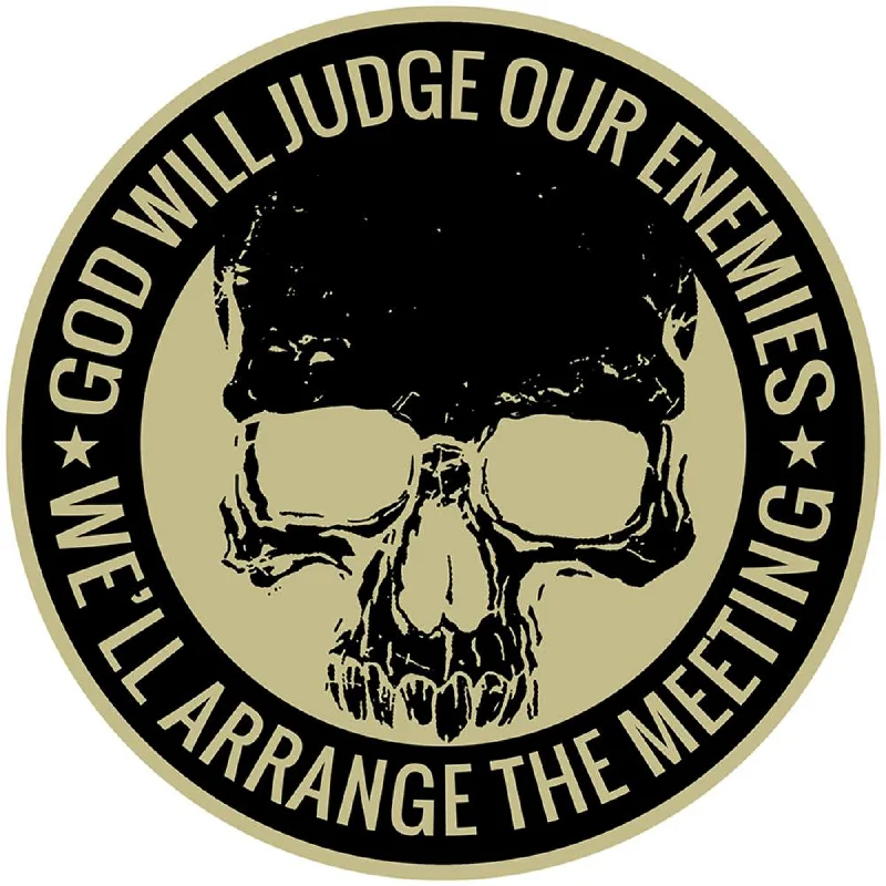 Bottom And Versatile Hot Leathers PPQ1457 God Will Judge 9'' Patch