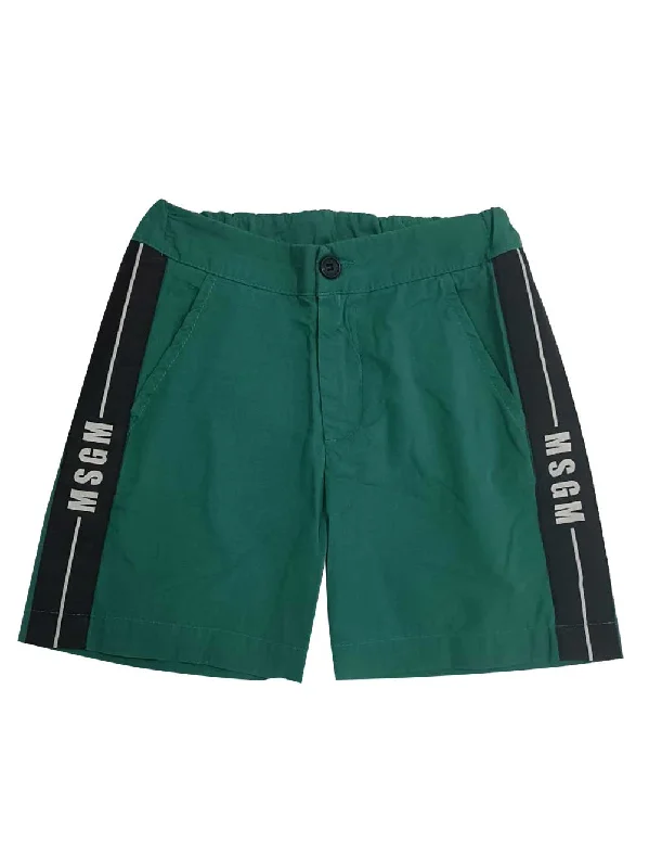 Comfortable Chic MSGM Tape Bermuda Shorts