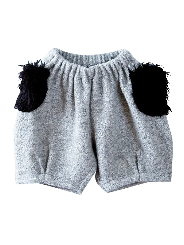 Easy Fashion Mocomoco Light Gray Half Pants