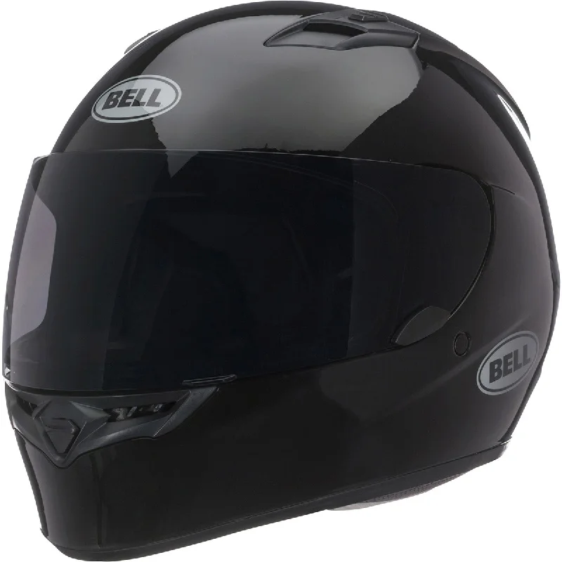 Comfortable Outfits Bell Qualifier Solid Glossy Black Full Face Helmet