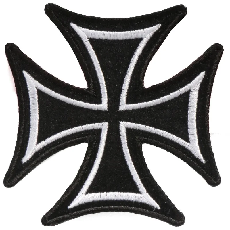 Fresh And Natural Hot Leathers PPA1392 Skinny Iron Cross Patch 3" x 3"