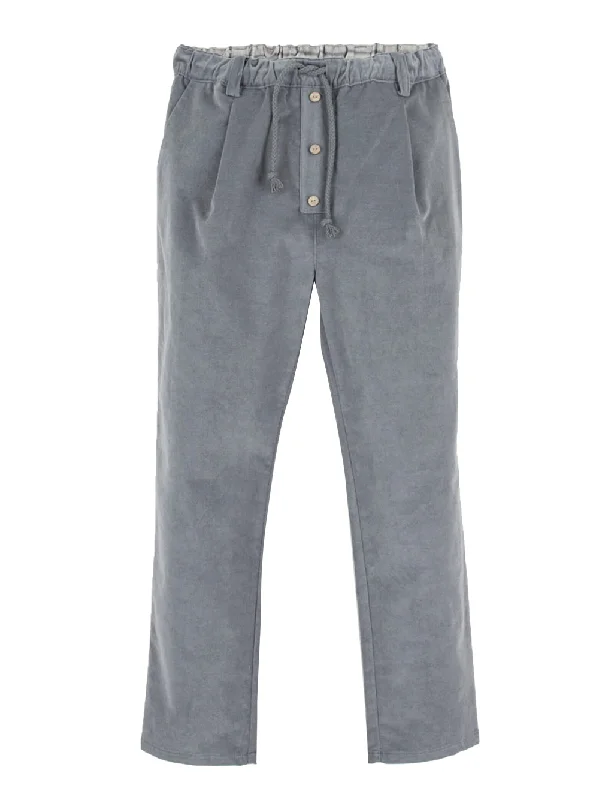 Soft Layers Grey Corduroy Trousers