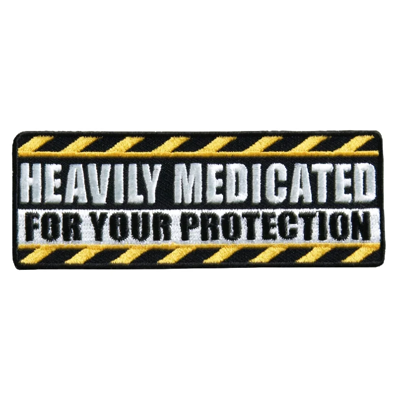 Comfortable Tops Hot Leathers PPL9382 Heavily Medicated 4" x 2" Patch