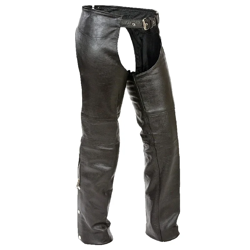 Comfortable down Hot Leathers CHK1001 Kid’s/Children Classic Black Leather Chaps