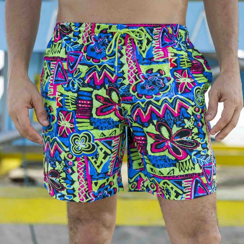 Comfy Chic Reef Riot – Hybrid Shorts
