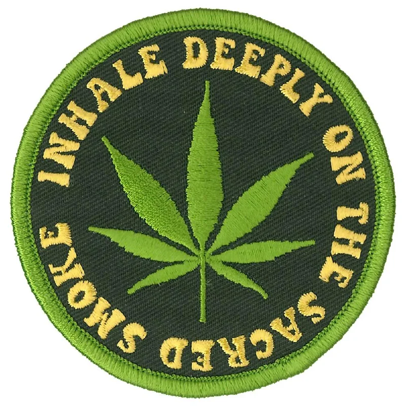 Romantic Temperament Hot Leathers PPL9837 Inhale Deeply 3"x 3" Patch