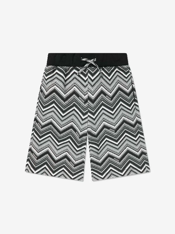 Youthful Missoni Boys Zigzag Shorts in Black