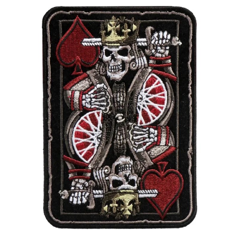 High Street Series Hot Leathers PPA7633 Suicide King 3.5" x 4" Patch