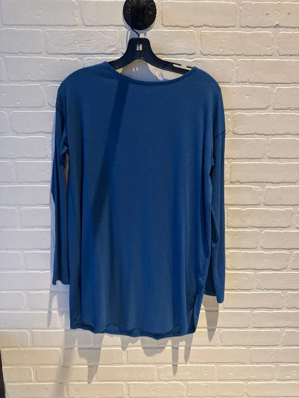 European Plan Top Long Sleeve By J. Jill In Blue, Size: Xs
