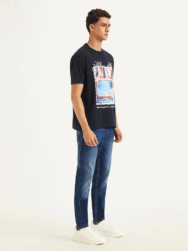 Chic Lounge Men's Graphic Print Regular Fit T-Shirt