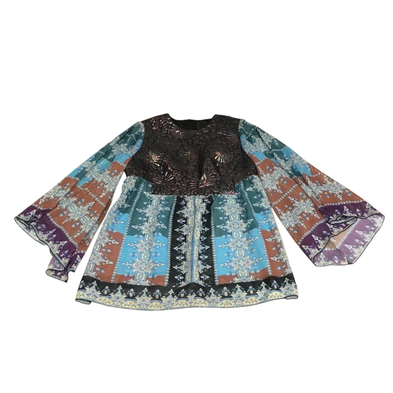 All-Day Comfort Tunic 3/4 Sleeve By Anna Sui In Multi-colored, Size: S