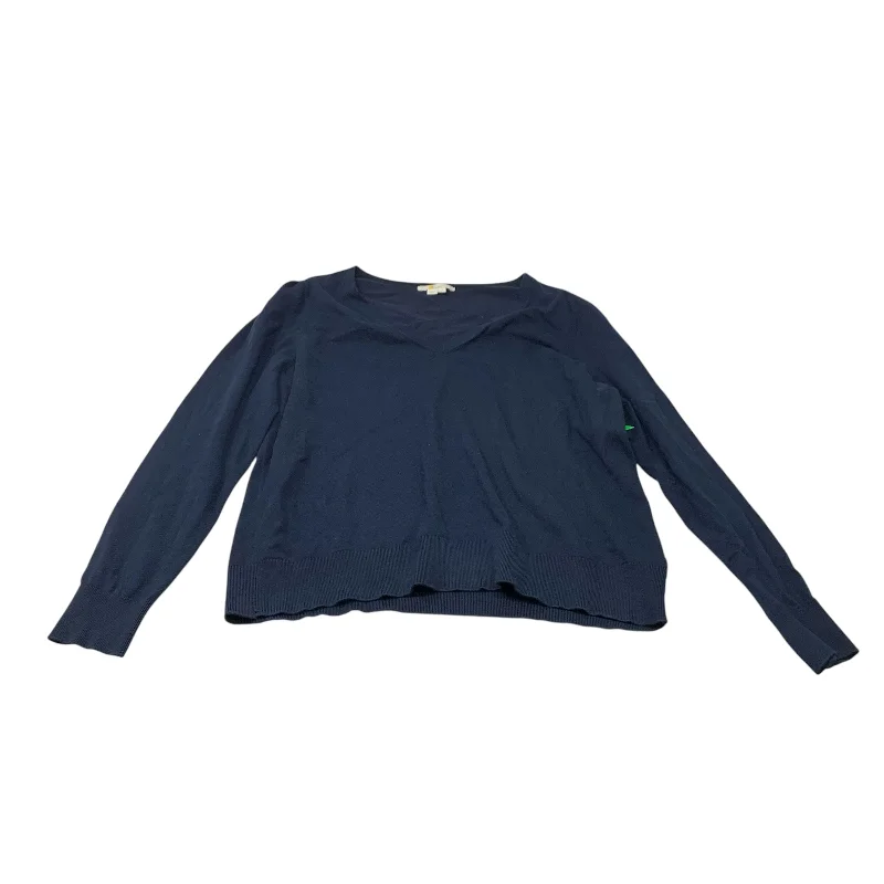 Exquisite Tailoring Top Long Sleeve Basic By Boden In Navy, Size: Xl