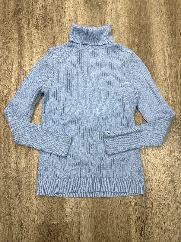 Party Wear Top Long Sleeve By Talbots In Blue, Size: S