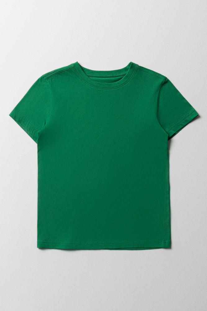 Cozy Chic Crew Neck T-Shirt Green