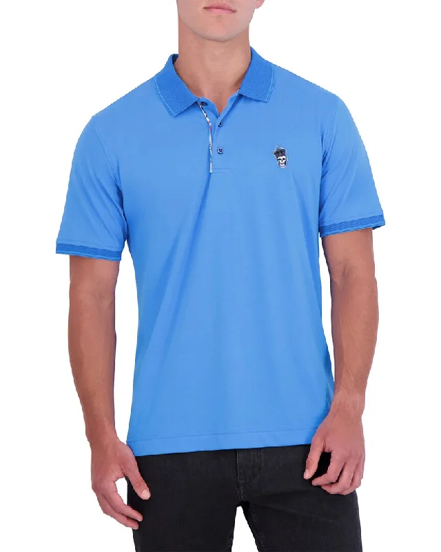 Sports Style Robert Graham Lucifer Knit Polo Shirt