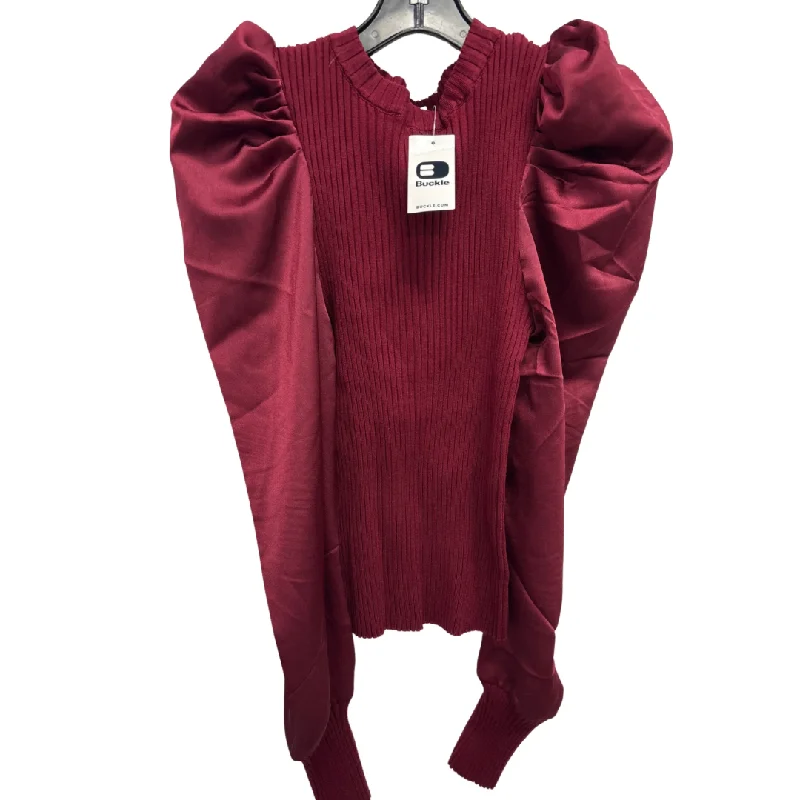 Warm Chic Top Long Sleeve By Bke In Red, Size: L